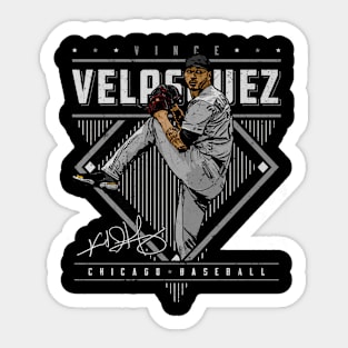 Vince Velasquez Chicago W Diamond Name Sticker